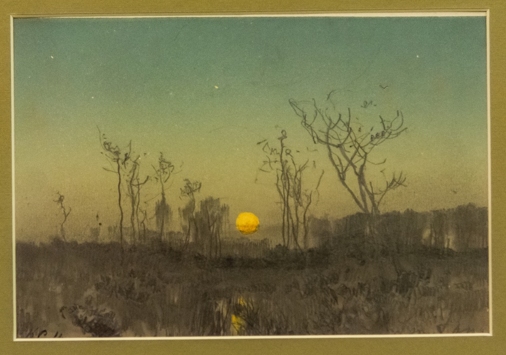 Исаак Левитан «Пейзаж с луной», 1880-е. Фото: Ирина Иванова.