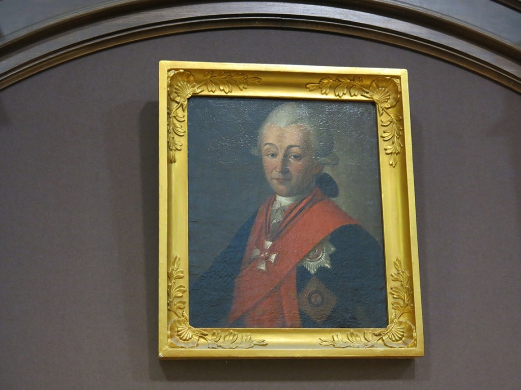 Александр Суворов в чине генерал-поручика. Первый его известный портрет. Неизвестный художник, 1780-е гг.