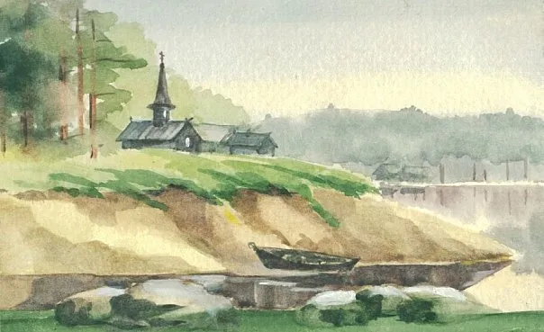 Графика Георгия Владимировича Пионтека к материалам Парка музея «Человек и Среда». Фото предоставлено Санкт-Петербургским Фехтовальным Клубом. 