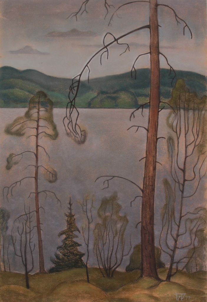 Б. А. Смирнов-Русецкий. Светлый берег. (Цикл «Север»). 1947. Центр искусств Москва.JPG