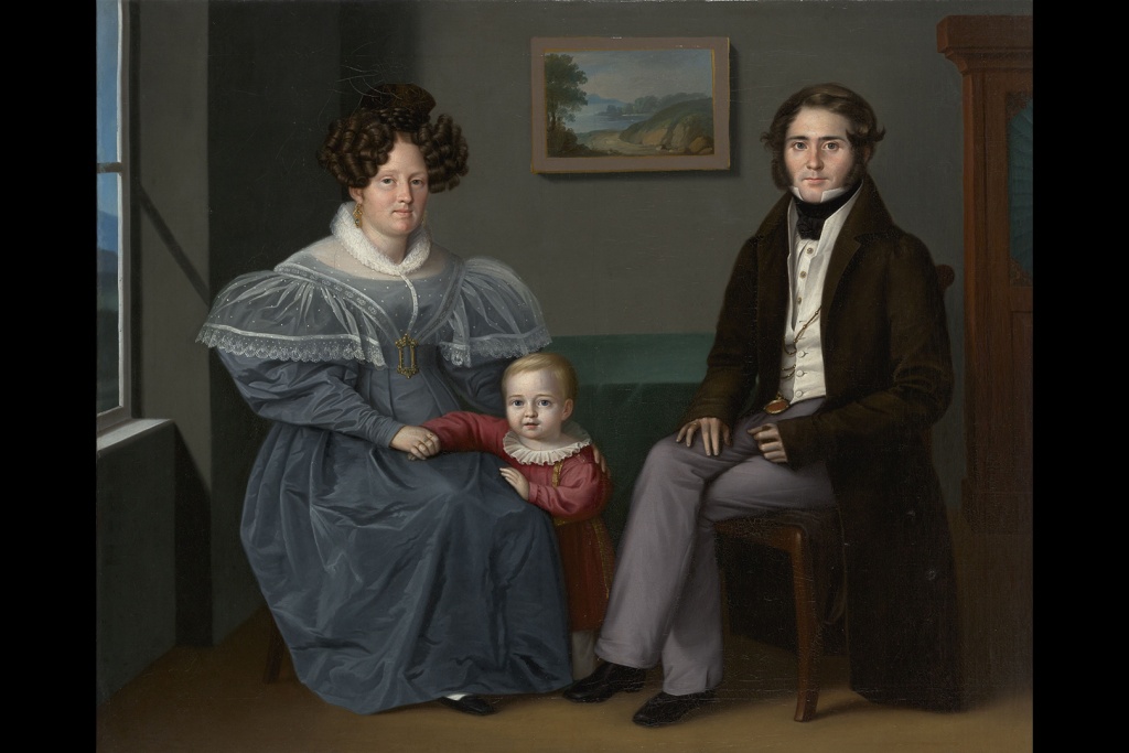 Неизвестный художник. Семейный портрет. 1830-е годы.