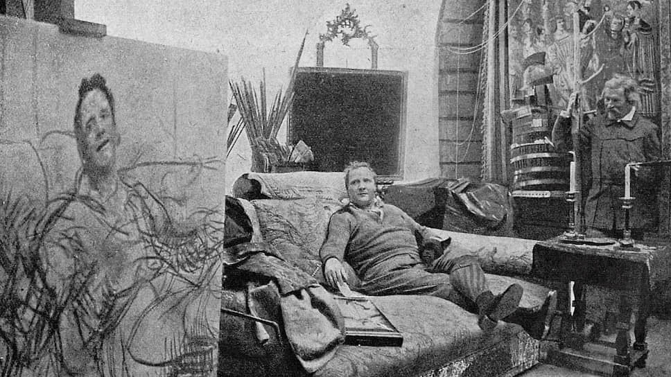 Ф.И.Шаляпин и И.Е.Репин. 1914. Ф.И.Шаляпин и И.Е.Репин. 1914.