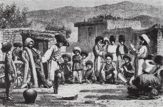 «Лезгинка». 1864-1867. Правообладатель: Государственная Третьяковская галерея. Лезгинка. 1864-1867.