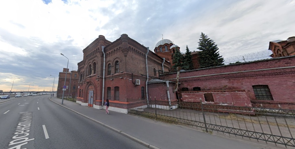 Церковь Святого Александра Невского при следственном изоляторе «Кресты». Источник: google maps