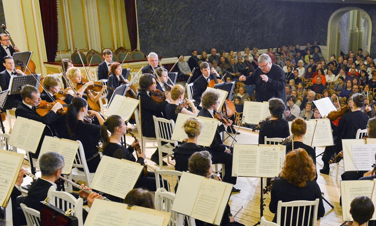 Симфонический марафон в зале Капеллы. Фото предоставлено пресс-службой «Петербург-концерта». Правообладатель: «Петербург-концерт».