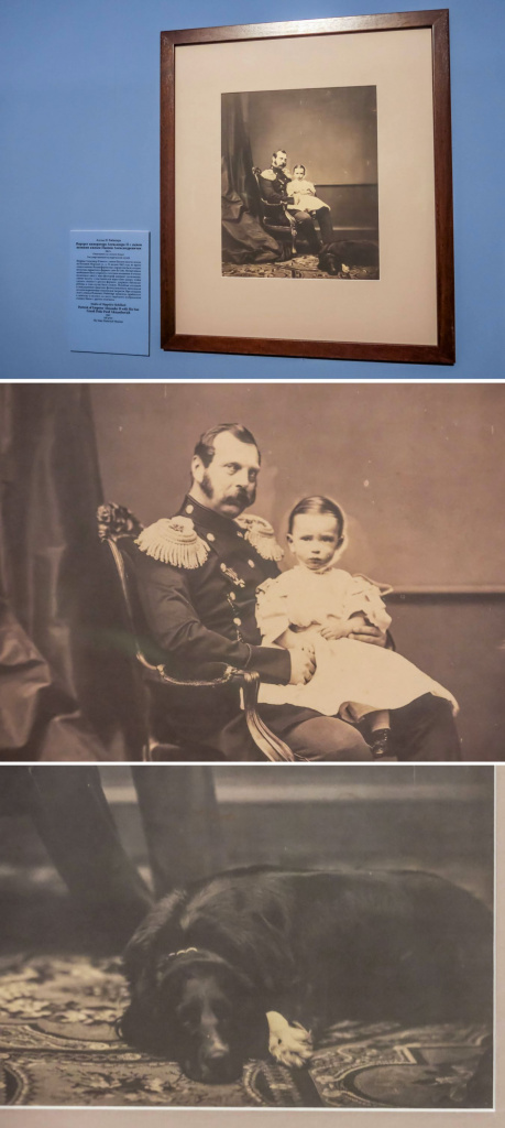 Портрет императора Александра II с сыном великим князем Павлом Александровичем. 1863. Государственный исторический музей