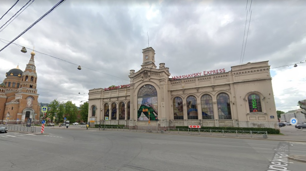 Варшавский вокзал. Фото: google maps.