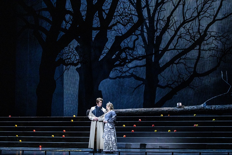 Мариинский театр. Сцена из оперы П.И. Чайковского «Евгений Онегин». Фото предоставлено пресс-службой Мариинского театра. Автор: Наташа Разина. Правообладатель: Мариинский театр. 